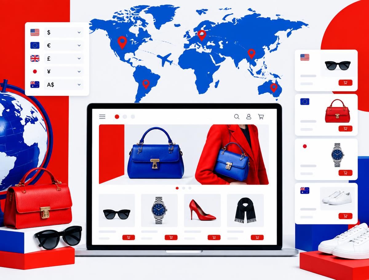 A global commerce operations map representing a Shopify migration